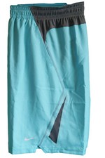 New NIKE LeBRON BASKETBALL SHORTS Lightweight Stay Cool Breathable Turquoise L