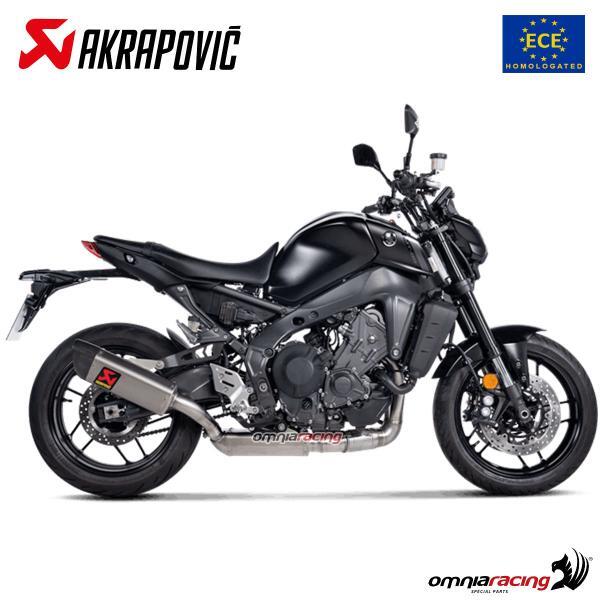 MT-09 2024 Akrapovic カーボンレーシング フルエキゾースト Akrapovic complete exhaust approved titanium Yamaha MT09/FZ09 2024