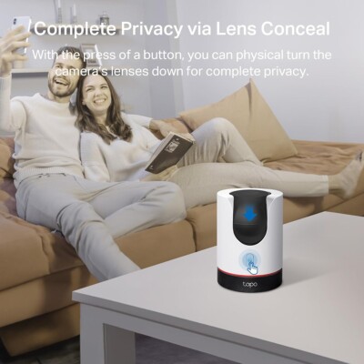 TP-Link Tapo C225 2K Pan/Tilt AI Home Security Camera Wi-Fi 360° Motion Tracking