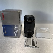 Canon 70-210mm f/4.0 or f/3.5-4.5 USM Canon EF-Mount Auto Focus Zoom Lens