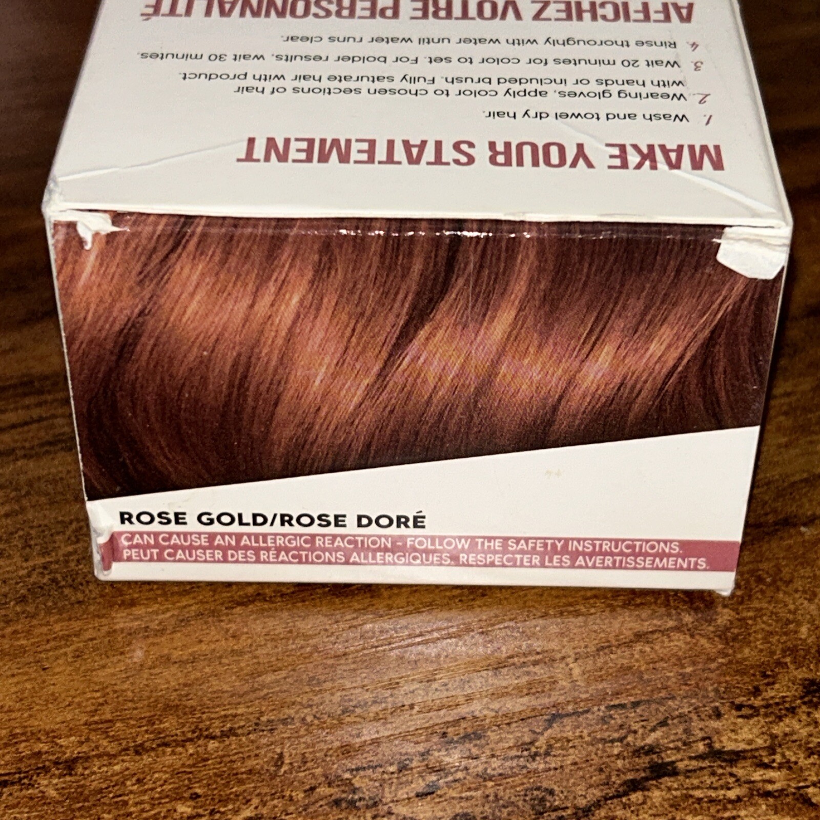 10 Packs, Clairol Color Crave Semi-permanent Hair Color, Rose Gold