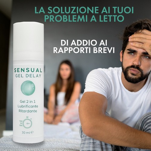 Lubrificante a base acqua gel intimo sessuale vaginale anale per massaggio 30 ml - Foto 3 di 6