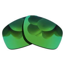 Green Anti Scratch Lenses Replacement For-Oakley Sliver XL OO9341 Polarized