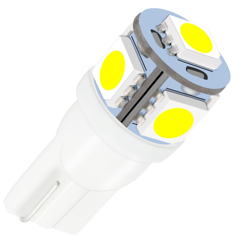 10-pack water resistant LED T10 bulb 12V AC/DC Landscape lighting warm ...