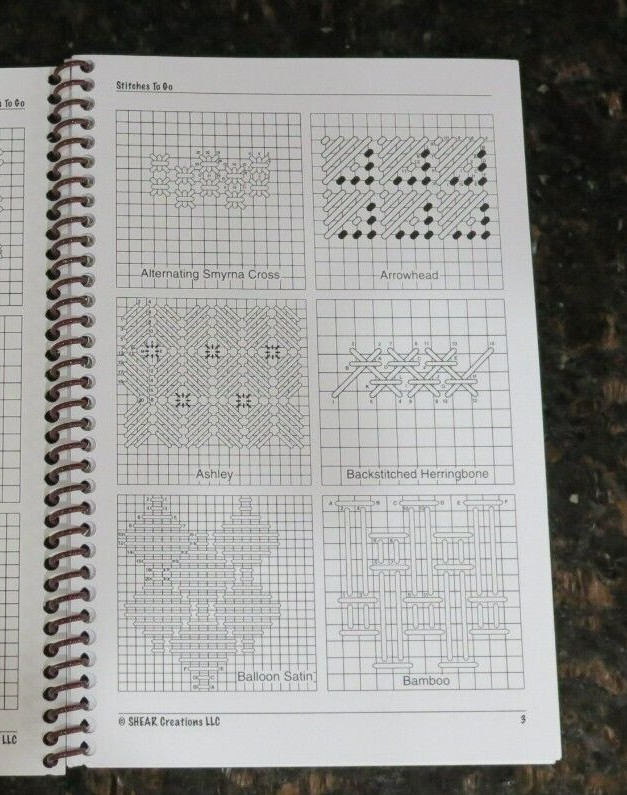 The Original Stitches to Go Needlepoint Stitch Book by Howern / Robertson