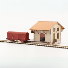 Halle à Marchandises de l'EST - AZAR MODELS HAL701 - Z 1/220 - SNCF - 61 x 71 mm