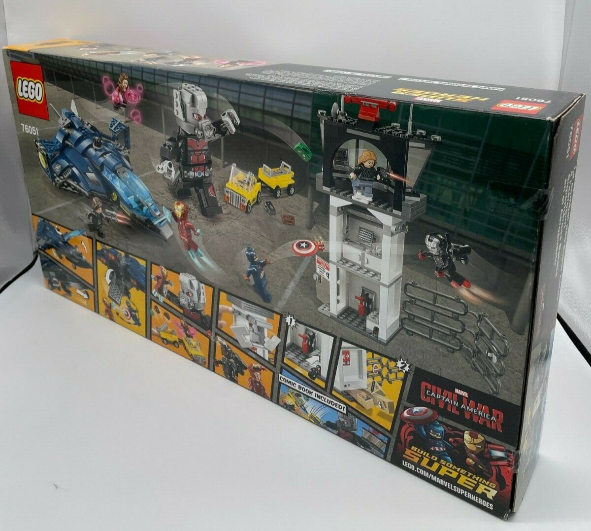 Lego 76051 Marvel Super Heroes Super Hero Airport Battle New