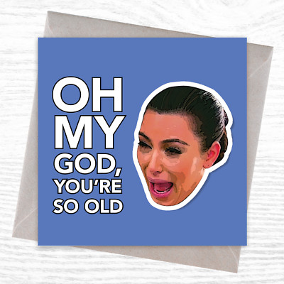 Kim Kardashian | So alte Geburtstagskarte