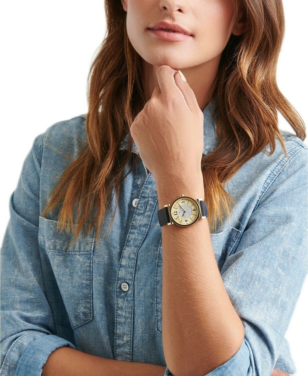 J37 Carmel Navy Leather Watch 34mm Shinola Runwell Watch with Blue Dial and Brown Leather Strap  main image 4