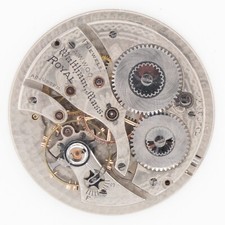 Waltham Royal Colonial Series 14-Size 17-Jewel Antique Pocket Watch Movement