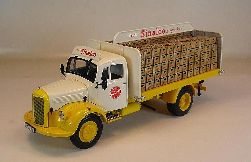 Minichamps 1/43 Nr. 439 350051 Mercedes Benz L 3500 Pritsche Sinalco OVP 2 #7355