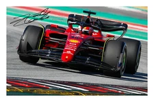 Charles Leclerc 2022 Signed A4 Autograph Photo Print