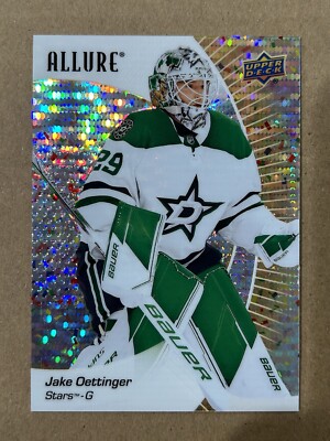 2023-24 Upper Deck Allure Gold Glitter Bomb #62 Jake Oettinger  #'d 149/1999