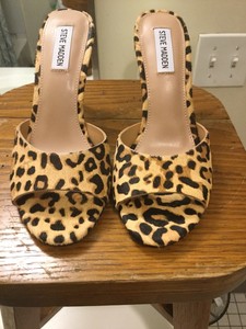 steve madden leopard print mules