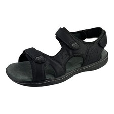 46 47 Trekking Sandalen Herren Klettverschluss Übergröße Outdoorsandalen Schwarz