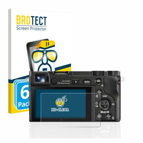 6x Film Protection Ecran pour Sony Alpha 5000 / 6000 / 6400 Clair Protecteur - Photo 1/7