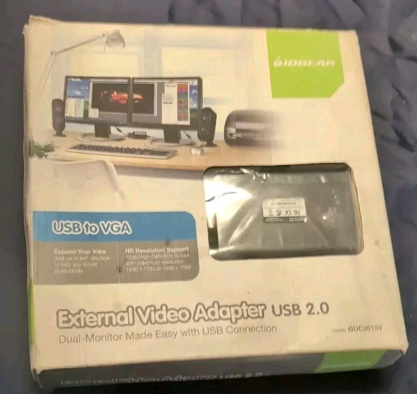 IOGEAR USB 2.0 External VGA Video Card GUC2015V - Image 2 of 4