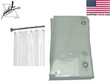 70"x71" PEVA Clear Shower Liner Plastic 70 Inches Wide 71 Inches Long Medium Wei