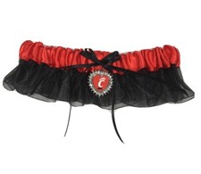 New University of Cincinnati Bearcats Elastic Lace Bridal Wedding Garter NCAA