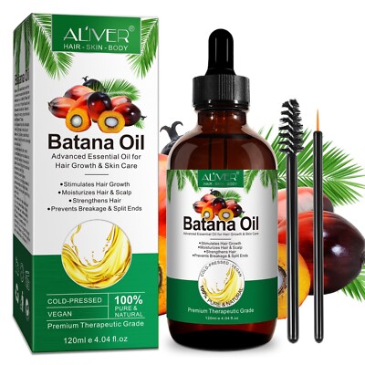 Batana Öl für Haare Haarwachstum Haarpflege Gesicht Haut Nägel Vegan 120ml