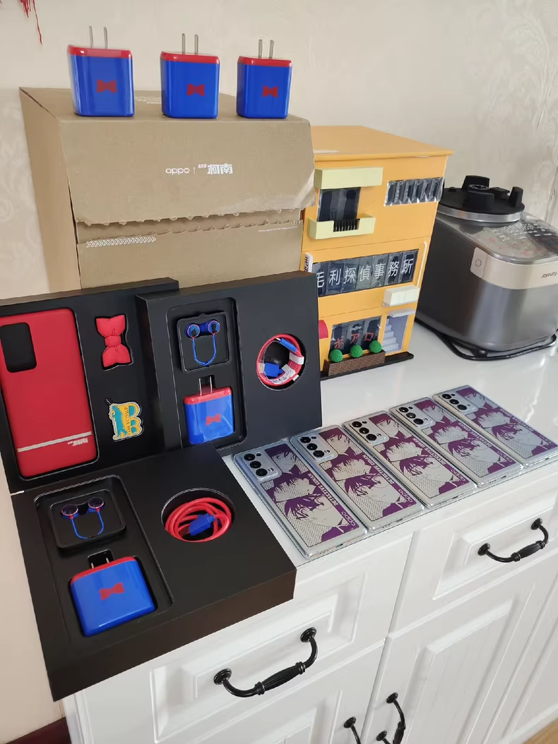 OPPO Reno6 pro+名探偵コナン限定版 OPPO Reno 6 Pro+ Detective Conan Limited Edition Unboxing