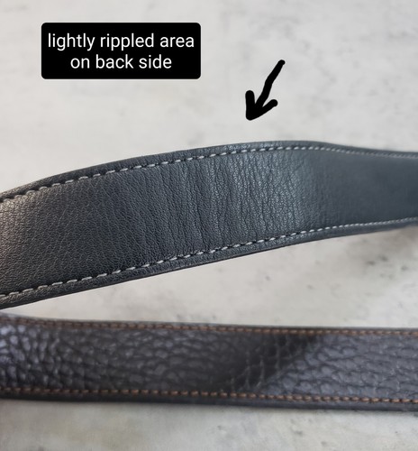 Boys Leather Belt Textured Brown Silver Buckle Size XS/S 4-7 - Picture 11 of 11