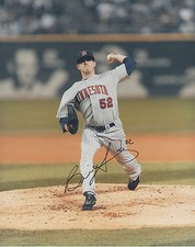 Brian Duensing MN Minnesota Twins Auto Signed 8x10 Photo B1 COA GFA