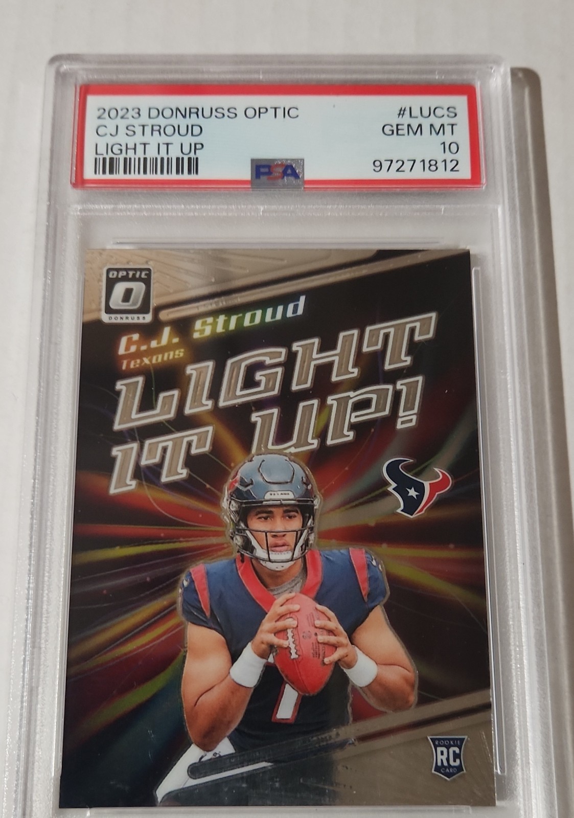 2023 Panini Donruss Optic - Light It Up C.J. Stroud #LU-CS (RC)