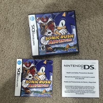 Sonic Rush Adventure Nintendo DS case And Manual Only