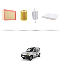 Hoffcar Set Service - 4 Filter FüR Renault Kangoo 1.2 16V 55Kw Von 2001