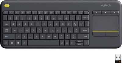 Ergonomic K400 Plus Wireless Keyboard: Comfort Meets Versatile Media Control