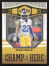 2022 Donruss David Long Jr. Champ is Here #CIH-20 Card