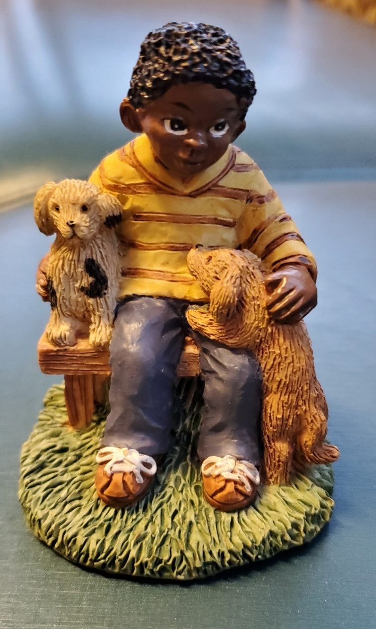 Beautiful Vintage 1994 Young's Inc. African American  Figurines