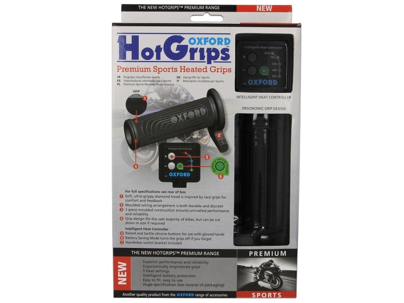 2x ✅Fits OXFORD OF692 Grips  handlebar diameter 22mm length 123mm Ro ⭐UK Seller⭐