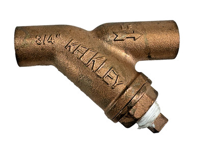 KECKLEY Style E7 Bronze Y-Strainer 3/4'' Class 125 Solder Joint, 20-Mesh Screen
