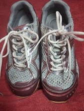 Bottega Veneta Orbit Sneakers Burgandy Silver/White Womens Size 7.5-8