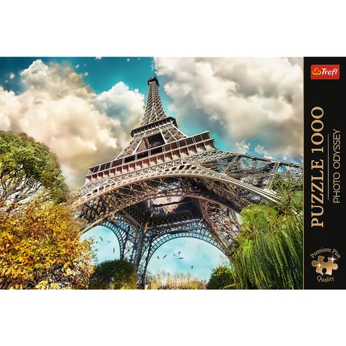Trefl Premium Plus 1000 Teile Puzzle - Eiffelturm in Paris, Frankreich - Bild 2 von 6