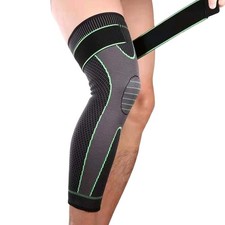 Knee Sleeve Compression Brace Support Full Leg Sport Joint Pain Arthritis Relief