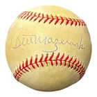 BILL MAZEROSKI AUTOGRAPHED OFFICIAL MAJOR LEAGUE BASEBALL BECKETT BT20835