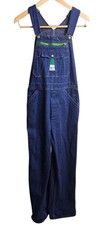 Liberty Denim Bib Overalls Men 32x30 Workwear Carpenter Utility Zip Fly