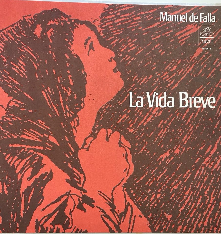 Falla: La Vida Breve Victoria De Los Angeles 2LP Box Set W/Booklet  BL-3672   - Image 2 of 4