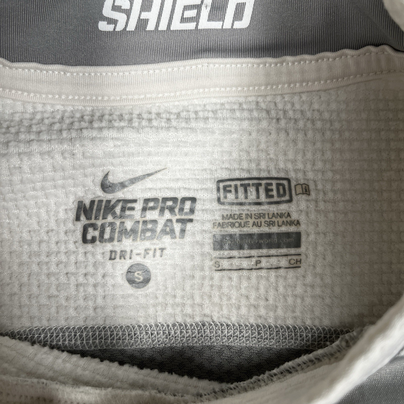 Nike Pro Combat Hyperwarm Shield Fitted Shirt Men… - image 4