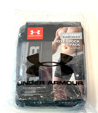 NWT 2 Pack Under Armour 6" Inseam MeshTech BoxerJock Red  Black Size S