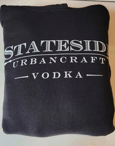 NEU Stateside Urbancraft Vodka Herren X Large schwarzer HOODIE - Bild 2 von 5