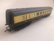 Vintage GWR Wooden Kitbuilt OO Gauge 12 Wheel Restaurant Car 1377 Good Condition