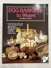 Kosze na jajka do splotu autorstwa Nellann Roberts #7778 w kratę 1984 Broszura instruktażowa