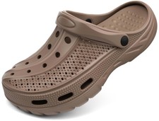 Men's and Women's Arch Support Clogs Garden Shoes Slip-on Outdoor Beach Slipp...