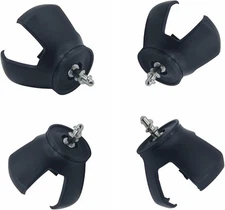 new star tattoo 4pcs Golf Ball Retriever for Putter,Sucker Black 
