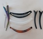Vtg Scunci Hair Accessories,  Banana  Clips, Beak Shape Clips   — photo 2