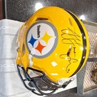 Pittsburgh Steelers ju-ju smith shuster Signed Football Helmet Beckett